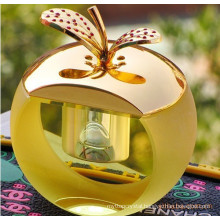 Wholesale Apple Crystal perfume bottle for ornaments or wedding favors